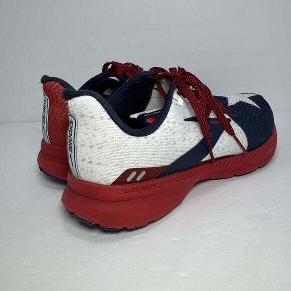Brooks Launch 8 Shoes Texas Star Flag USA Running Patriotic 1203451B621 Womens 9 - Picture 7 of 13
